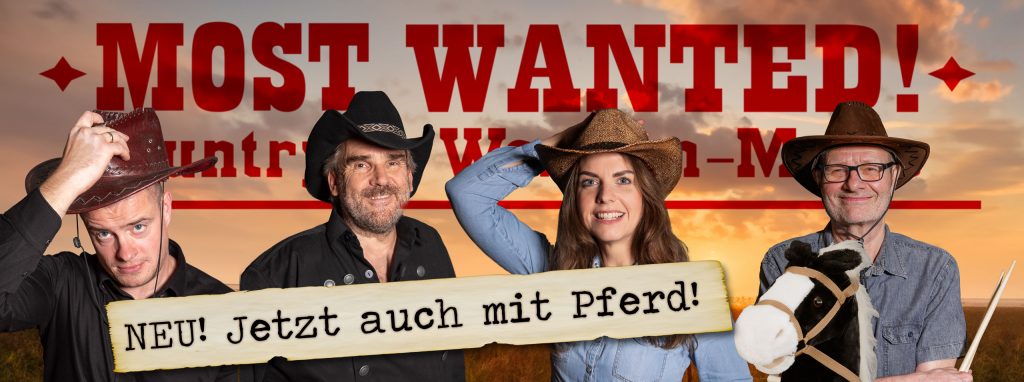 Die Country- und Western-Band *MOST WANTED!* aus den Harburger Bergen.